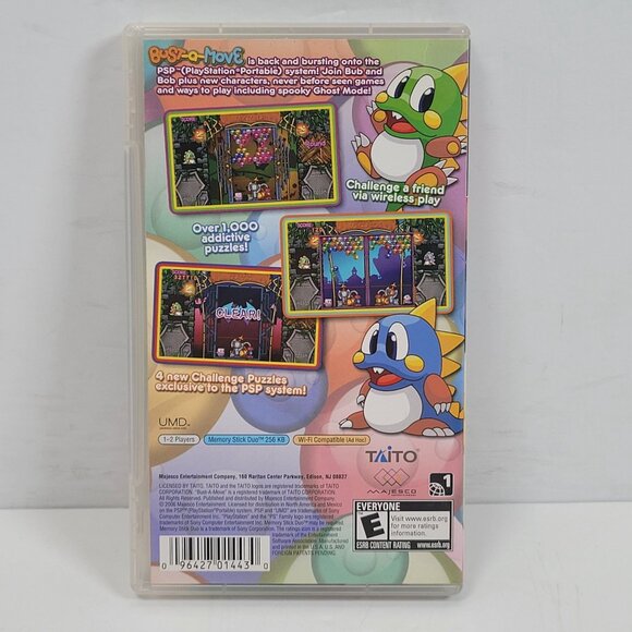 Bust-A-Move Deluxe PSP Game Complete With Case & Manual By Majesco - Picture 2 of 5